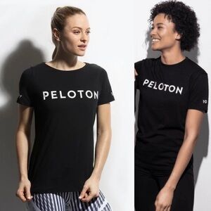 Peloton Century Tee Black | White XS